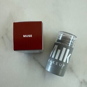 Milk Make Up Lip + Cheek Lip Color and Cream Blush Muse Deep Burgundy